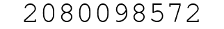 Number 2080098572.