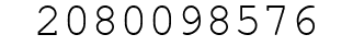 Number 2080098576.