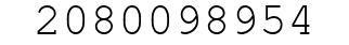 Number 2080098954.