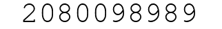 Number 2080098989.