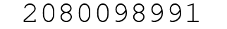 Number 2080098991.