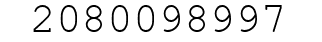 Number 2080098997.