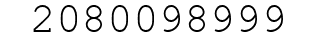 Number 2080098999.