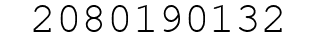 Number 2080190132.