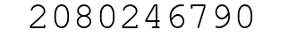 Number 2080246790.
