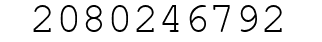 Number 2080246792.