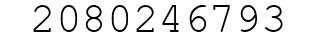 Number 2080246793.
