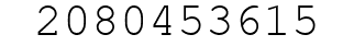 Number 2080453615.