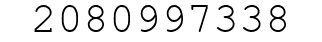 Number 2080997338.