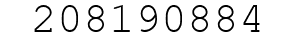 Number 208190884.