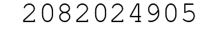 Number 2082024905.