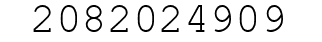 Number 2082024909.