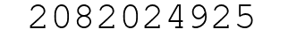 Number 2082024925.
