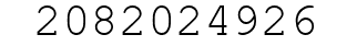 Number 2082024926.