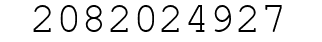 Number 2082024927.