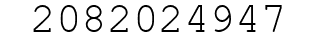 Number 2082024947.