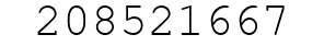 Number 208521667.