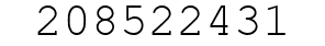 Number 208522431.