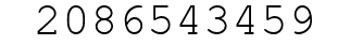 Number 2086543459.