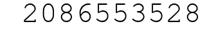 Number 2086553528.