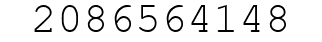 Number 2086564148.