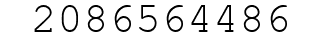 Number 2086564486.