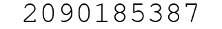 Number 2090185387.