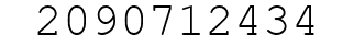 Number 2090712434.