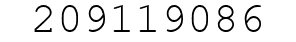 Number 209119086.