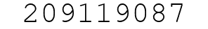 Number 209119087.