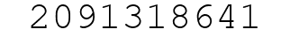 Number 2091318641.