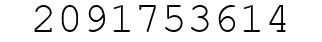 Number 2091753614.