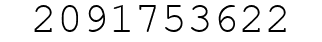 Number 2091753622.
