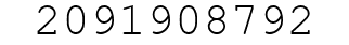 Number 2091908792.