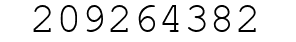 Number 209264382.