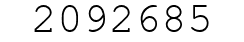Number 2092685.