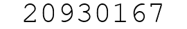 Number 20930167.