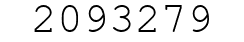 Number 2093279.
