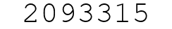 Number 2093315.