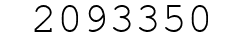 Number 2093350.