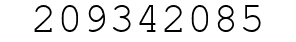 Number 209342085.