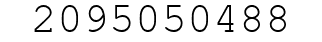 Number 2095050488.