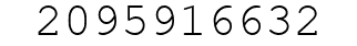 Number 2095916632.