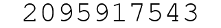 Number 2095917543.