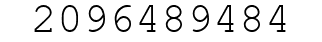 Number 2096489484.