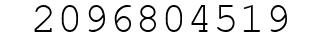 Number 2096804519.