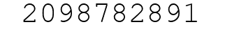 Number 2098782891.