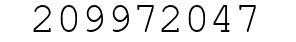 Number 209972047.