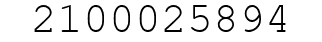 Number 2100025894.