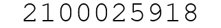 Number 2100025918.